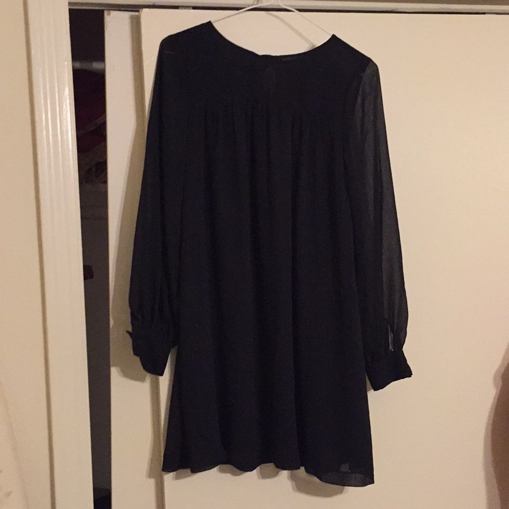 Black Chiffon Dress